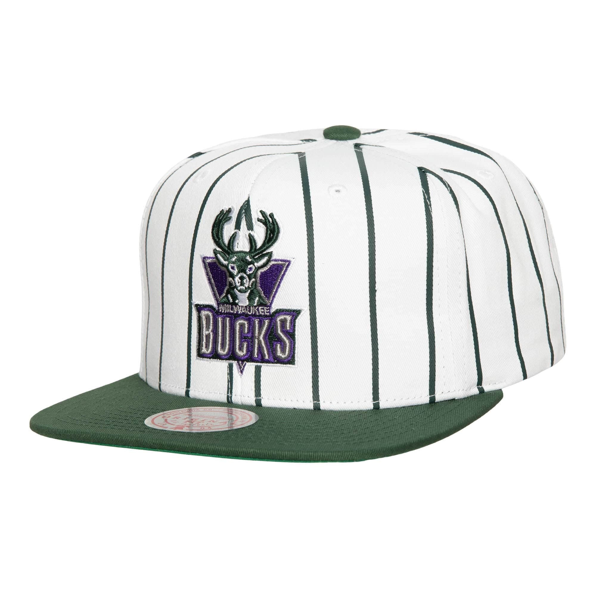 Mitchell-Ness-Retro-Pinstripe-Snapback-HWC-Milwaukee-Bucks-Hat