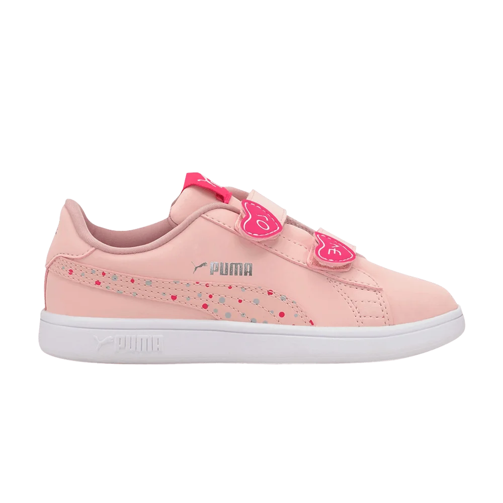 Krossovki-Puma-Smash-V2-Jr-Candy-Hearts-Peachskin