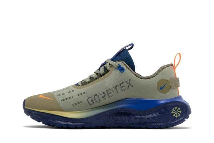 Кроссовки Nike ReactX Infinity Run 4 GORE-TEX 'Neutral Olive Thunder Blue'