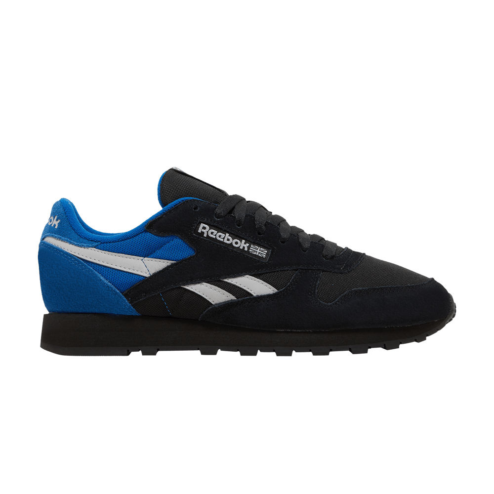Кроссовки Reebok Classic Leather 'Black Vector Blue'