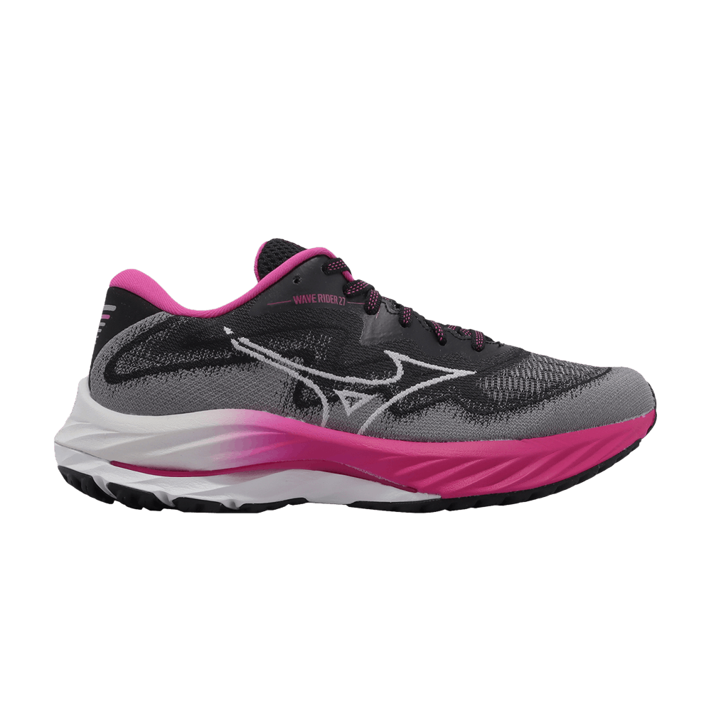 Кроссовки Mizuno Wmns Wave Rider 27 SSW 'Black Pink'