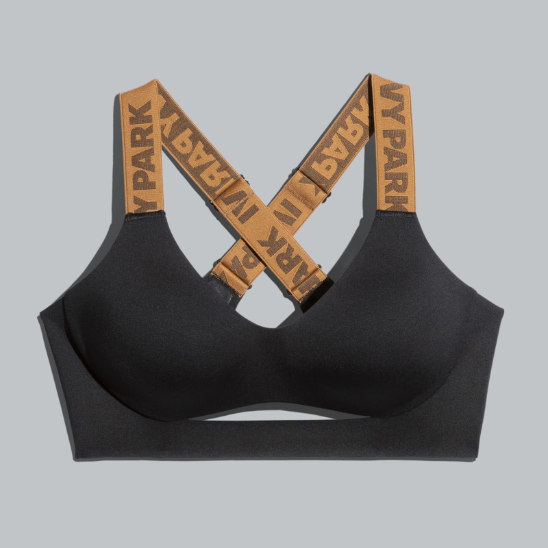Спортивный топ adidas Ivy Park Cutout Medium Support Bra Black