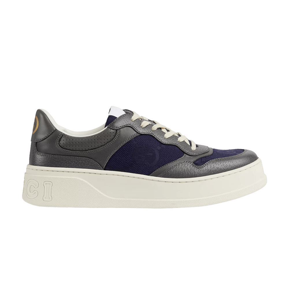 Кроссовки Gucci Lace Up Sneaker 'Grey Blue'