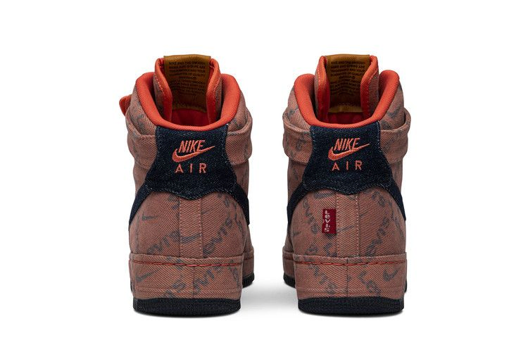 Кроссовки Levi's x Nike By You x Air Force 1 High 'Exclusive Denim'