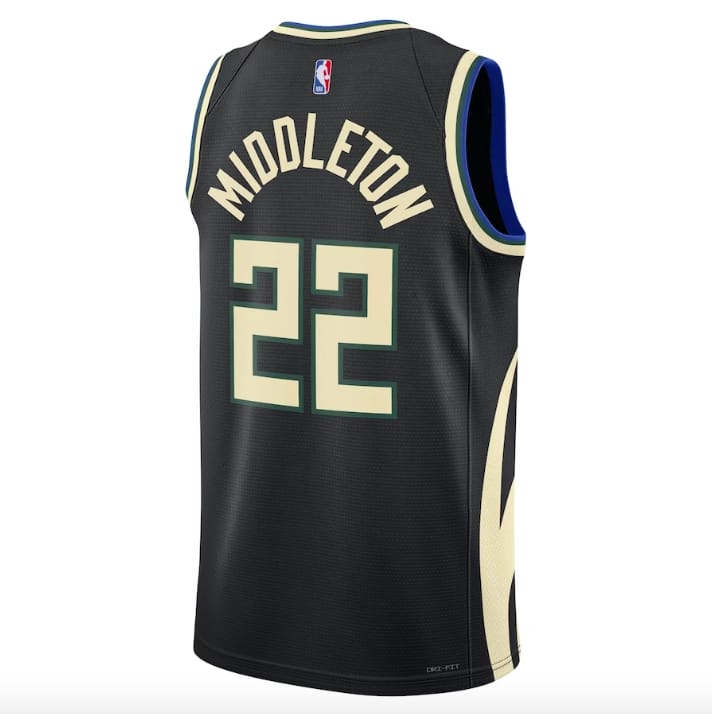 2022-23-Milwaukee-Bucks-22-Khris-Middleton-Swingman-Statement-Black-Jersey-3