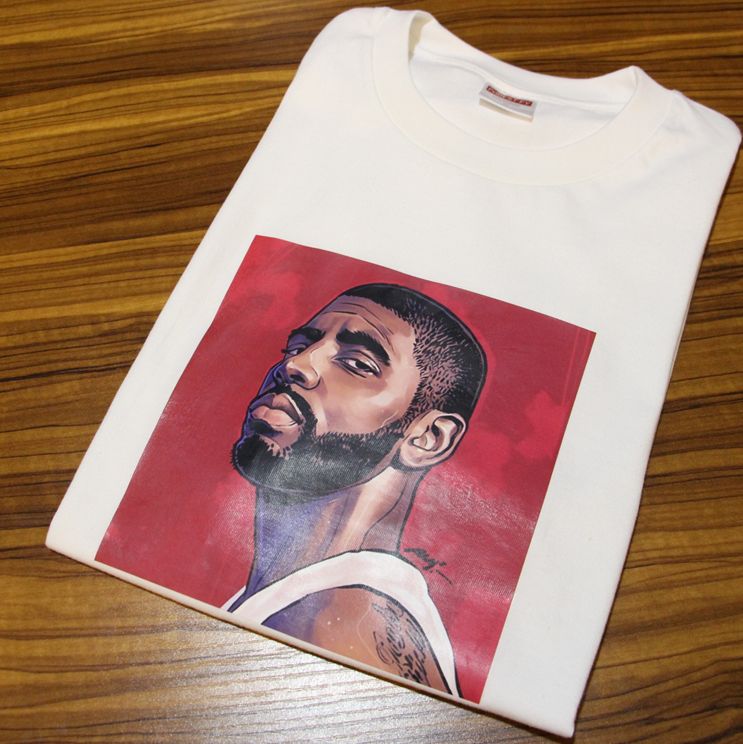 Футболка 2019 NBA Irving ST FY Basketball Tee White