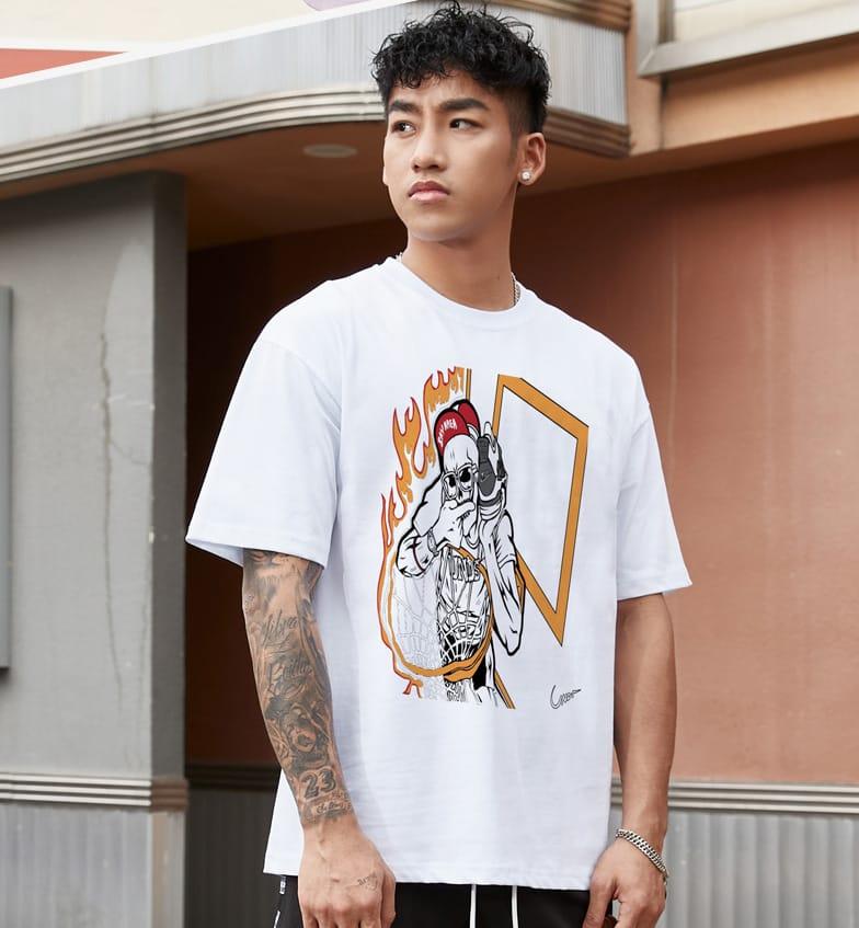Футболка Ehot Morant Fake Shoes White T-Shirt
