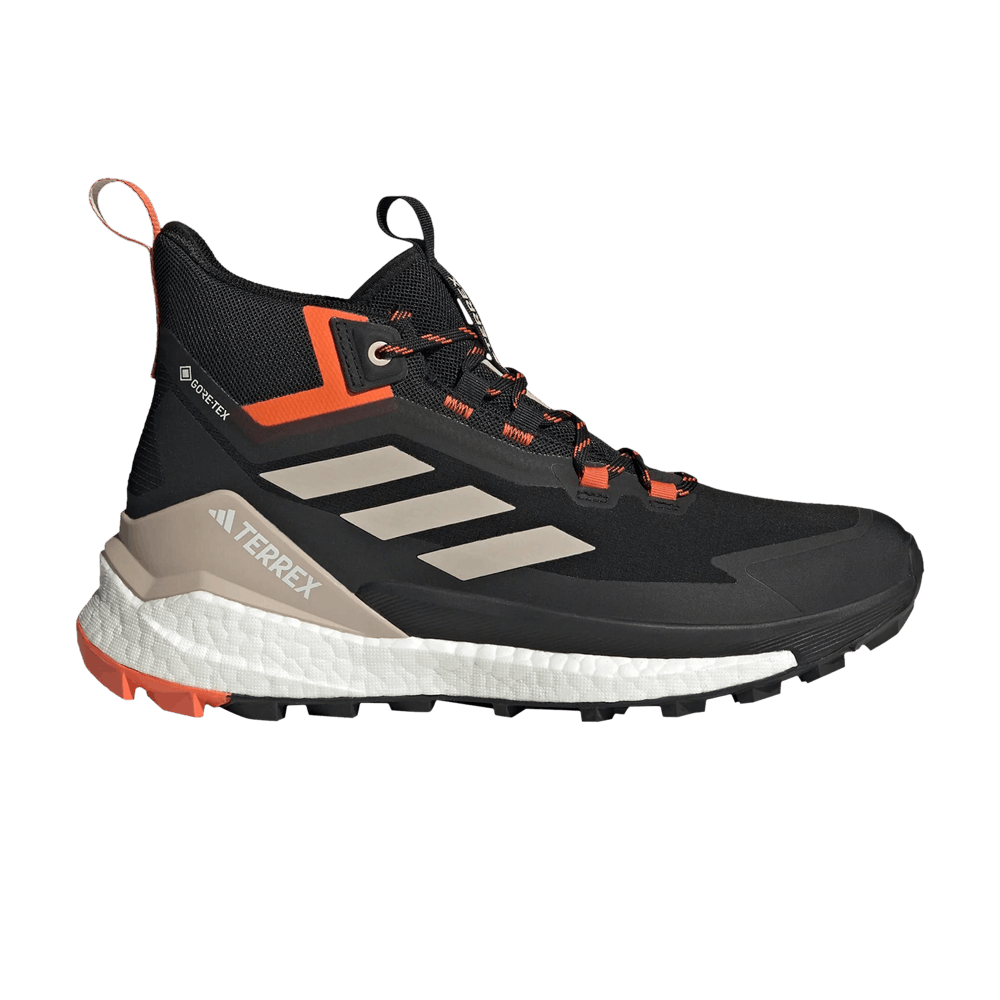Кроссовки Adidas Terrex Free Hiker 2 GORE-TEX 'Black Impact Orange'