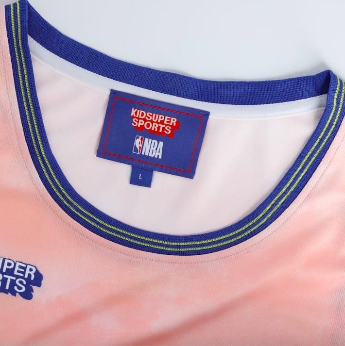 Баскетбольная джерси Golden State Warriors NBA & KidSuper Studios by Fanatics Hometown Blue Jersey