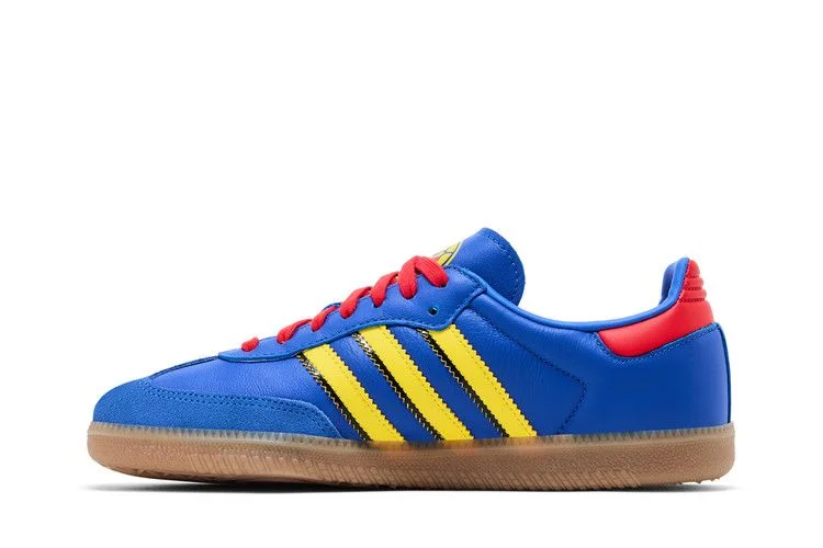 Кроссовки adidas Samba Licensed 'Hi-Res Blue Yellow Vivid Red'