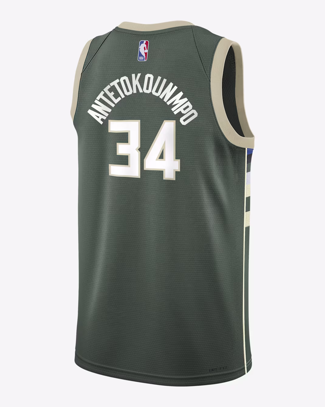 Баскетбольное джерси Nike NBA Giannis Antetokounmpo MIL 23-24 Icon Edition Swingman