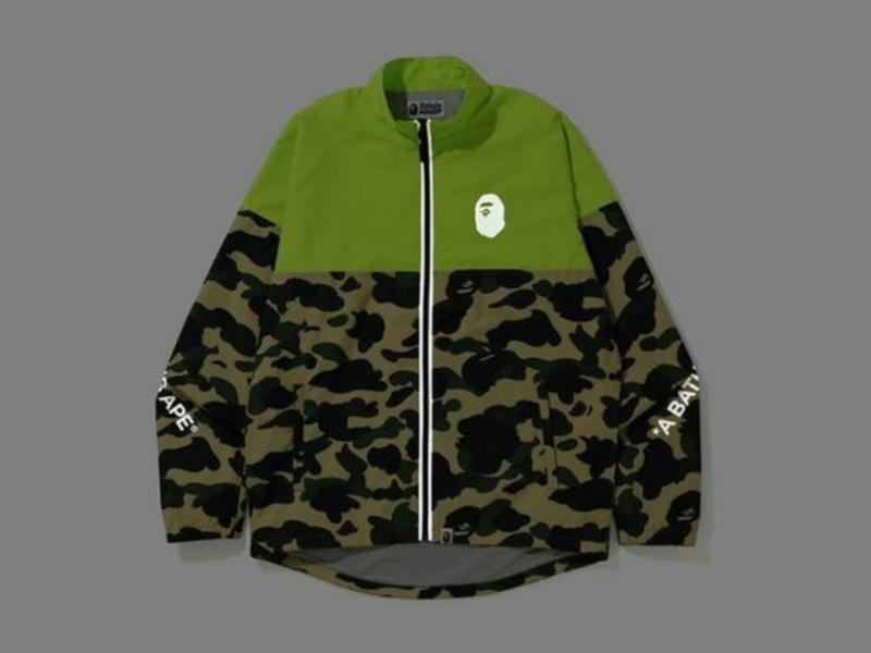 Куртка BAPE 1st Camo Cycling Jacket Yellow