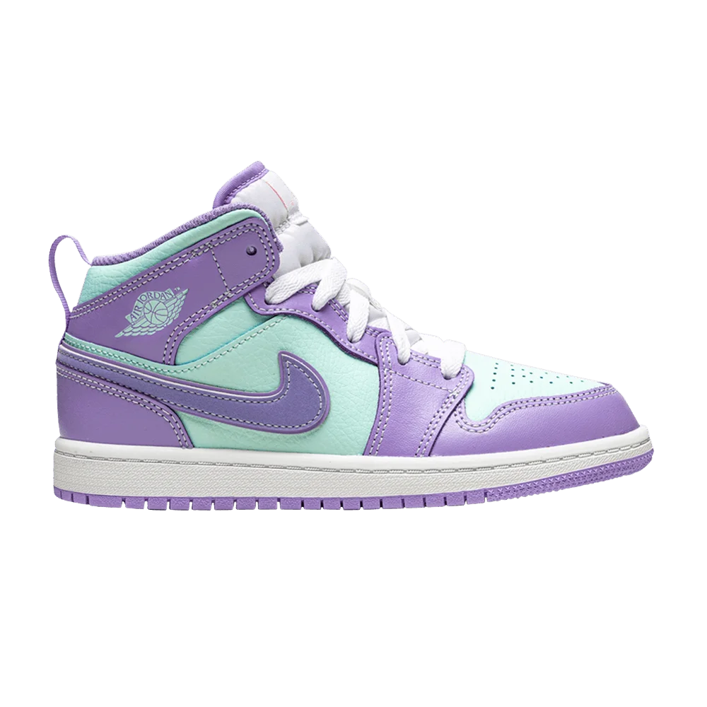 Krossovki-Air-Jordan-1-Mid-PS-Purple-Pulse-Glacier-Blue