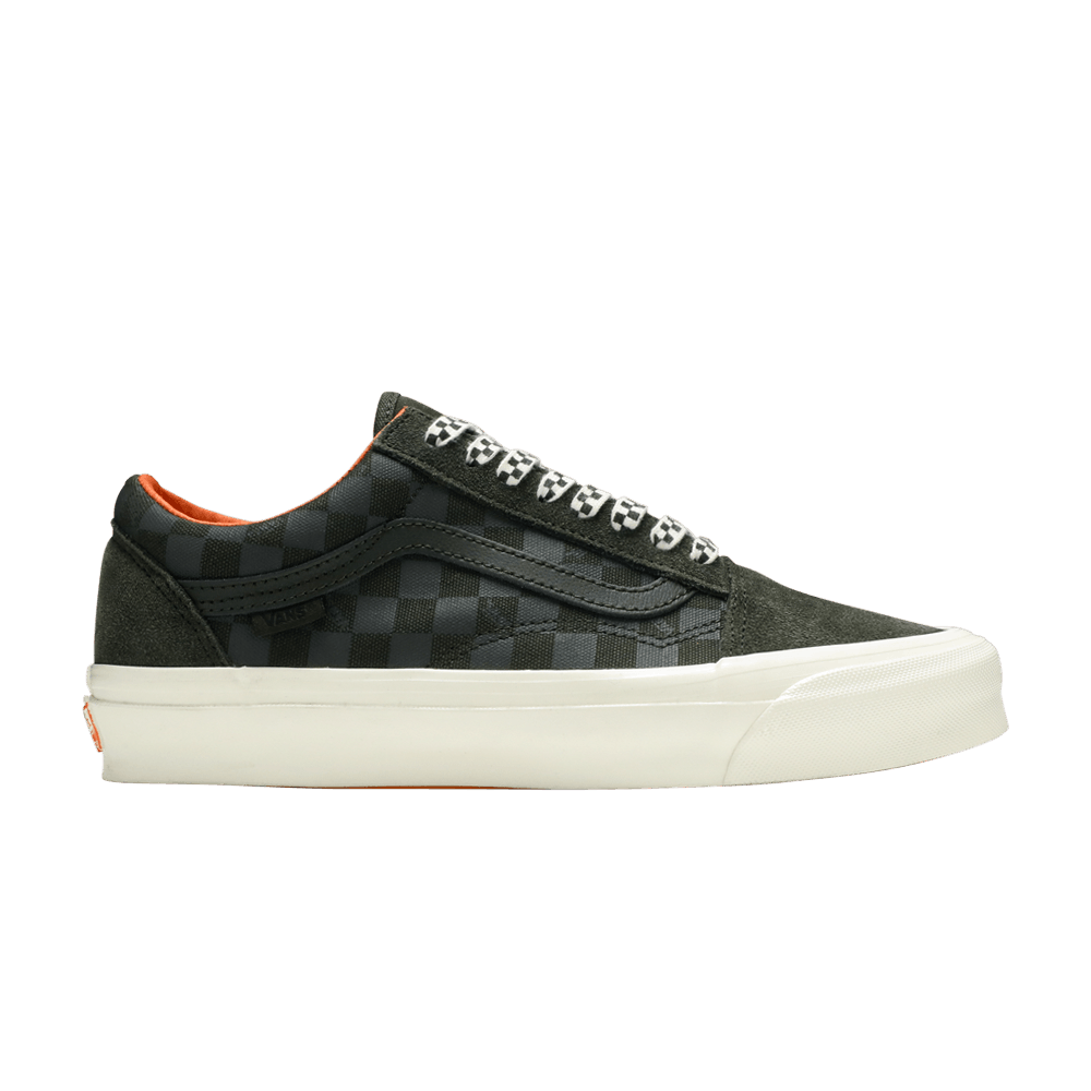 Кроссовки Porter-Yoshida & Co. x Vans OG Old Skool LX 'Green Floral Checkerboard'