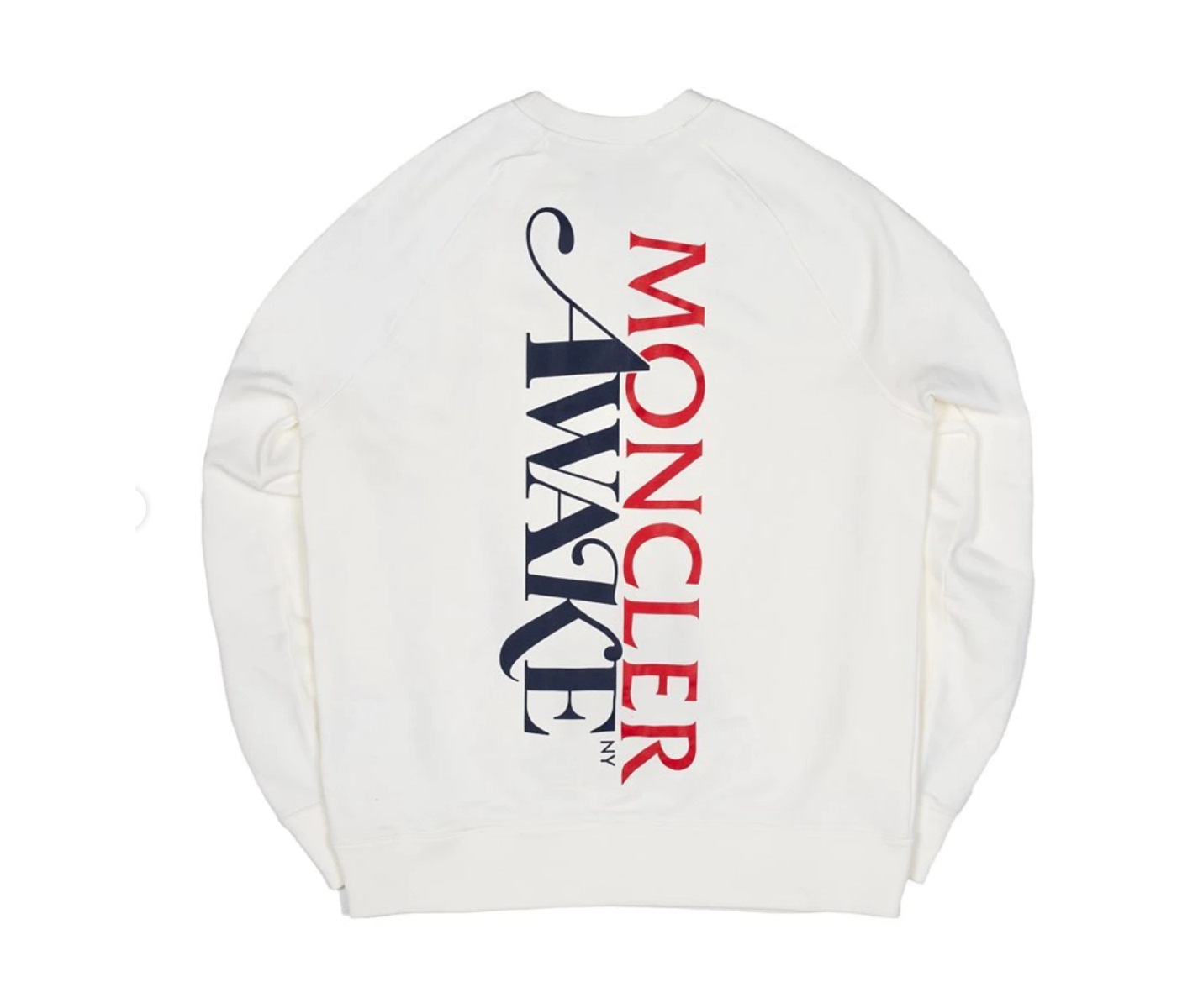 Толстовка Awake x Moncler Crewneck Ivory