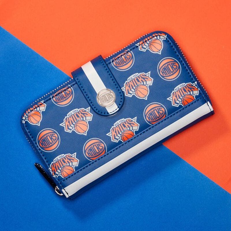 Кошелёк NBA New York Knicks Logo Zip Around Wallet