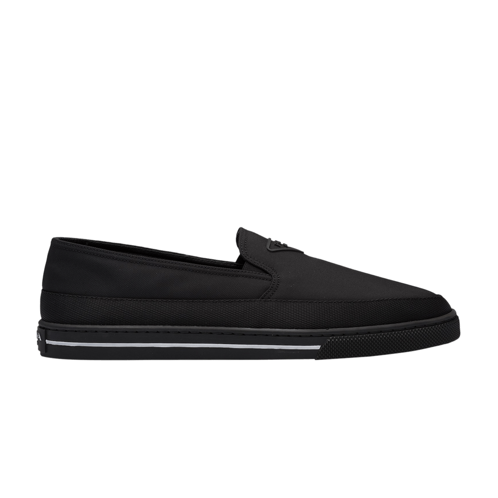Кроссовки Prada Nylon Slip-On 'Black'