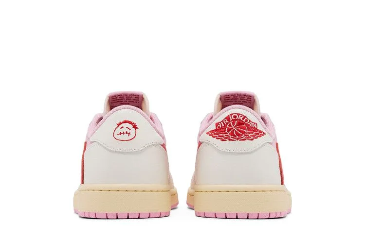 Кроссовки Travis Scott x Air Jordan 1 Retro Low OG 'Sail Tropical Pink'