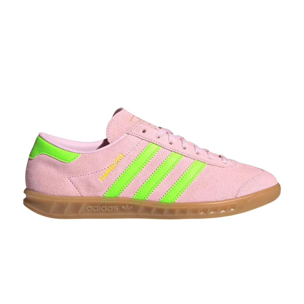 Кроссовки adidas Wmns Hamburg 'Clear Pink Solar Green'