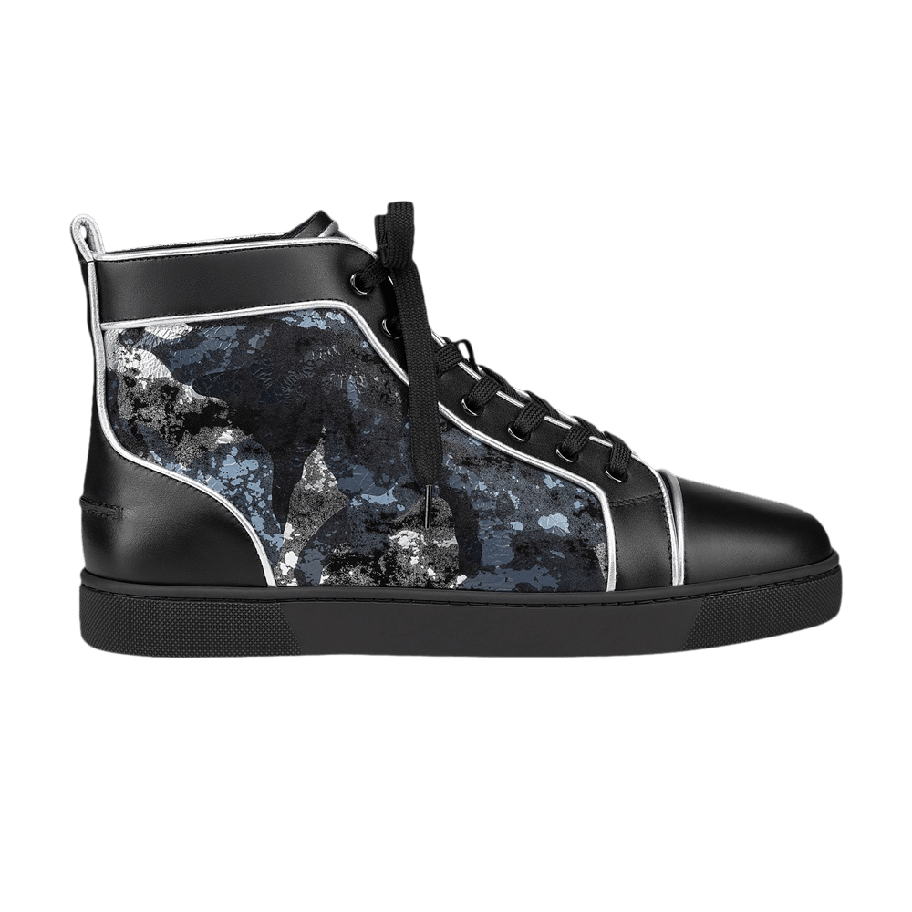 Кроссовки Christian Louboutin Louis Flat High 'Space Effect - Black'