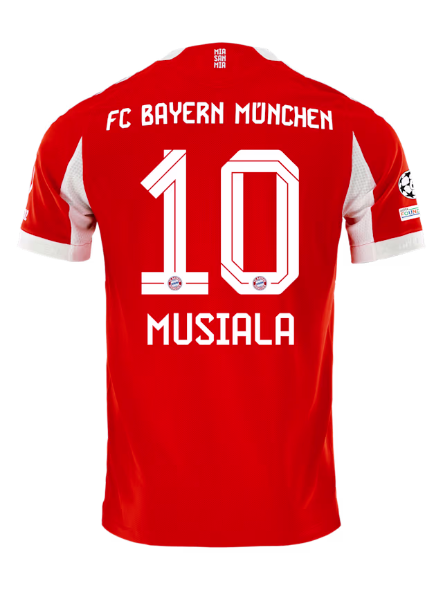 Футбольное джерси FC Bayern Munich Authentic Home Jersey 25-26 MUSIALA 10