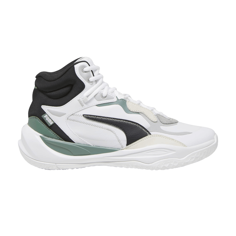 Кроссовки Puma Playmaker Pro Mid Plus 'Black Ash Grey'