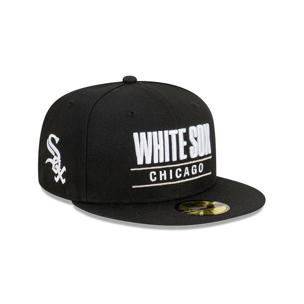 Бейсболка New Era Chicago White Sox Stacked 59FIFTY MLB Fitted Hat
