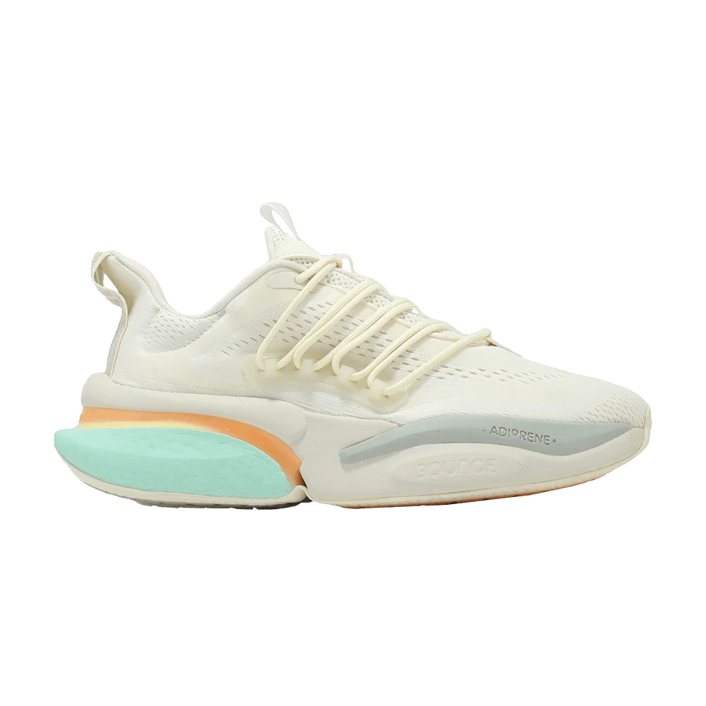 Кроссовки adidas AlphaBoost V1 'Off White Semi Flash Aqua'