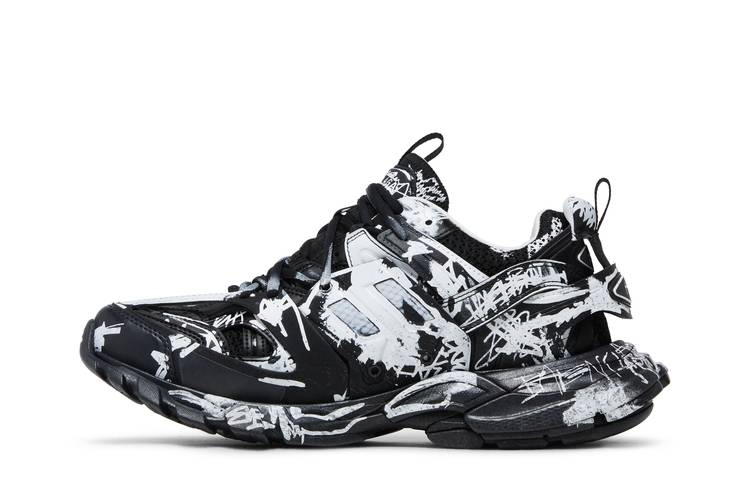 Кроссовки Balenciaga Track Sneaker 'Graffiti - Black White'