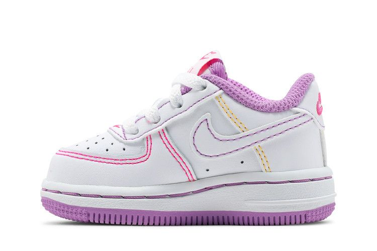 Кроссовки Nike Force 1 TD 'Contrast Stitch - Fuchsia Glow'
