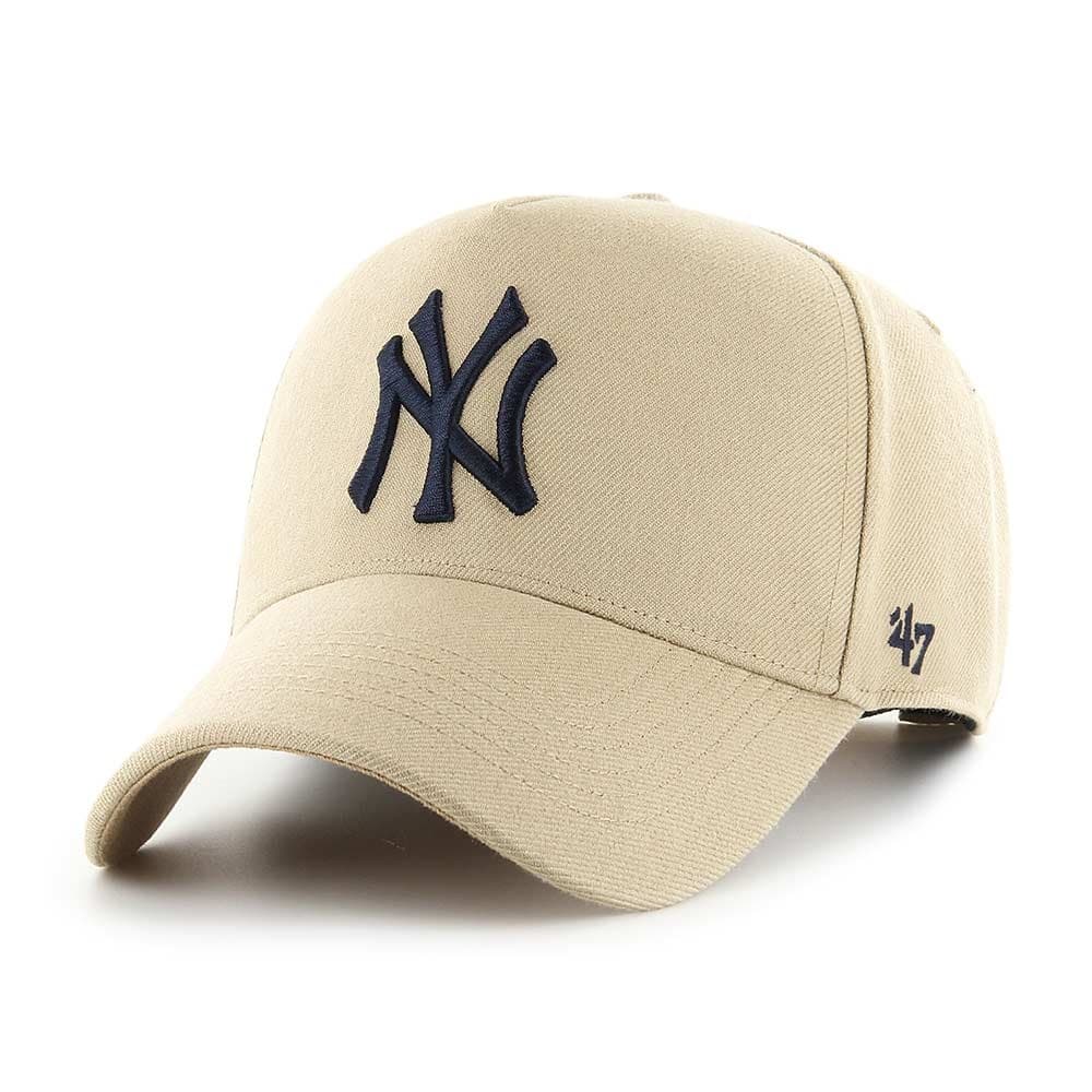 Бейсболка 47 Brand New York Yankees '47 MVP DT MLB Snapback Brown Hat