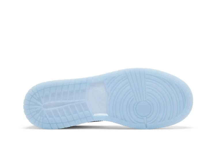 Кроссовки Air Jordan 1 Mid SE GS 'White Ice Blue'