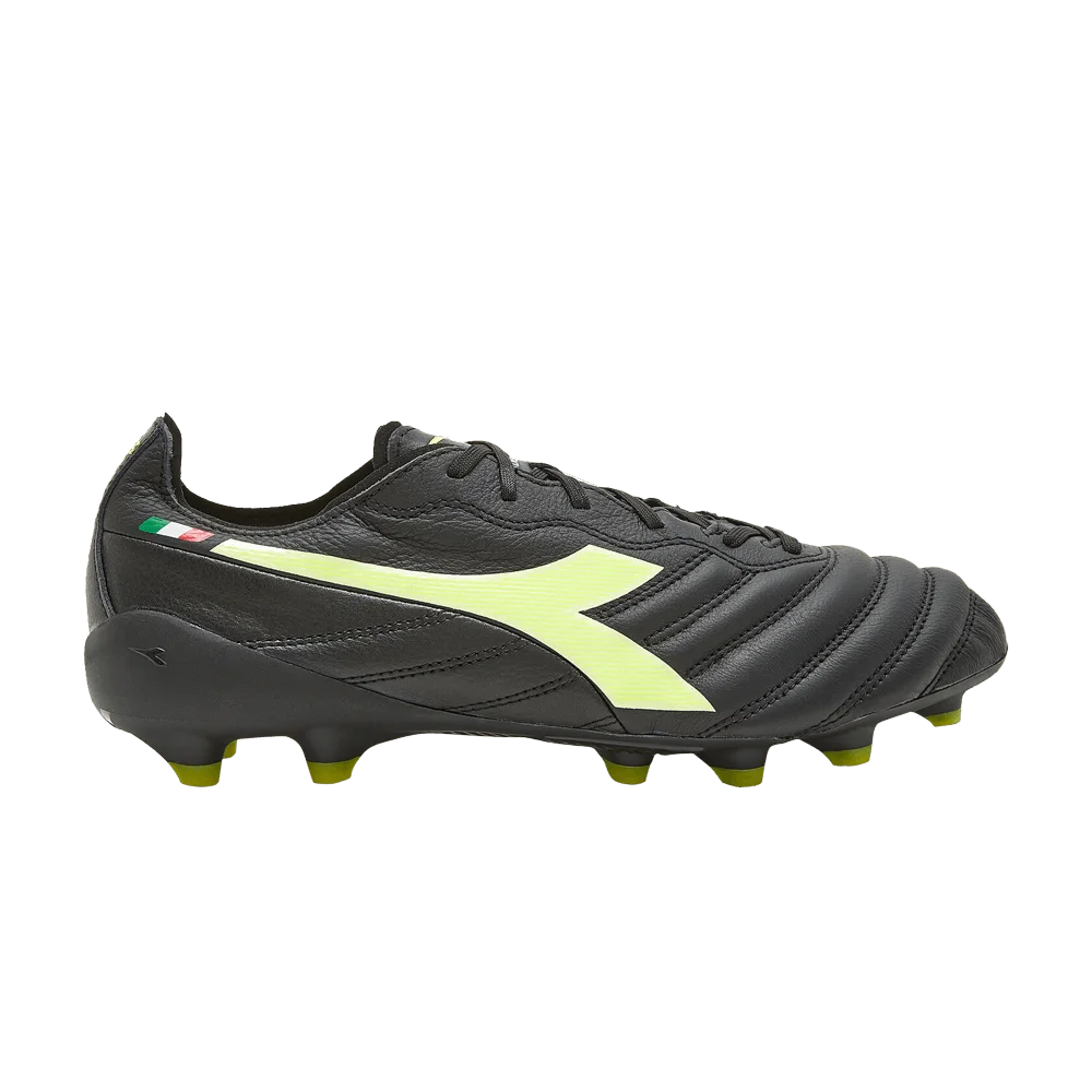 Krossovki-Diadora-Brasil-Elite-2-Tech-Made-in-Italy-LPX-Black-Fluorescent-Yellow