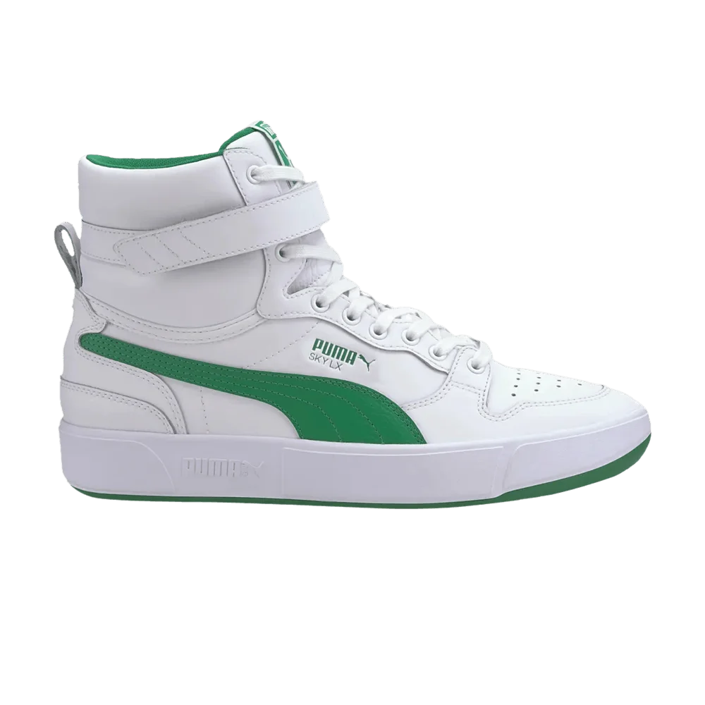 Krossovki-Puma-Sky-LX-Mid-White-Amazon-Green