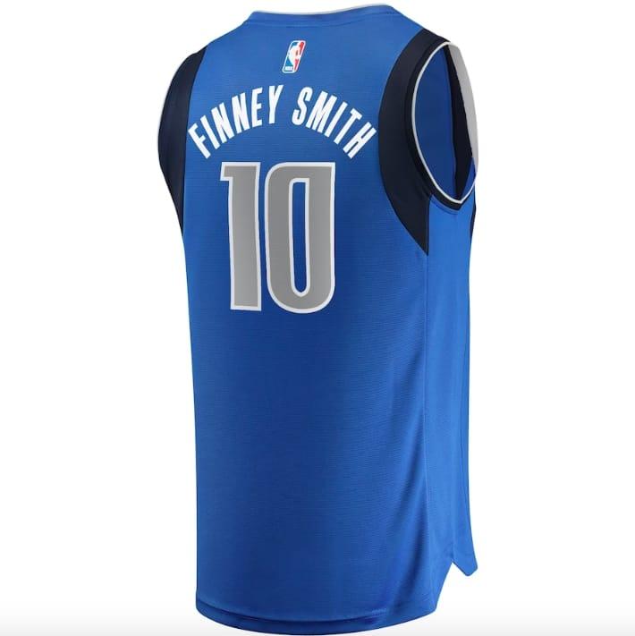 Баскетбольная джерси Dallas Mavericks #10 Dorian Finney-Smith Fastbreak Icon Blue Jersey