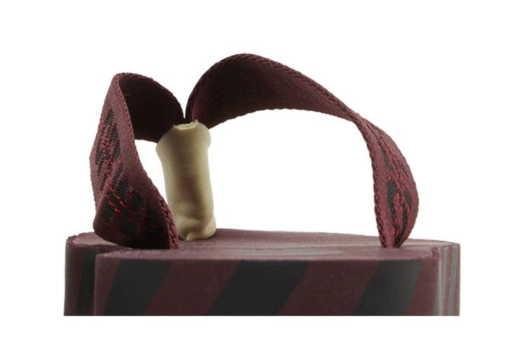Кроссовки Off-White Flip Flops 'Graphic Print - Burgundy'
