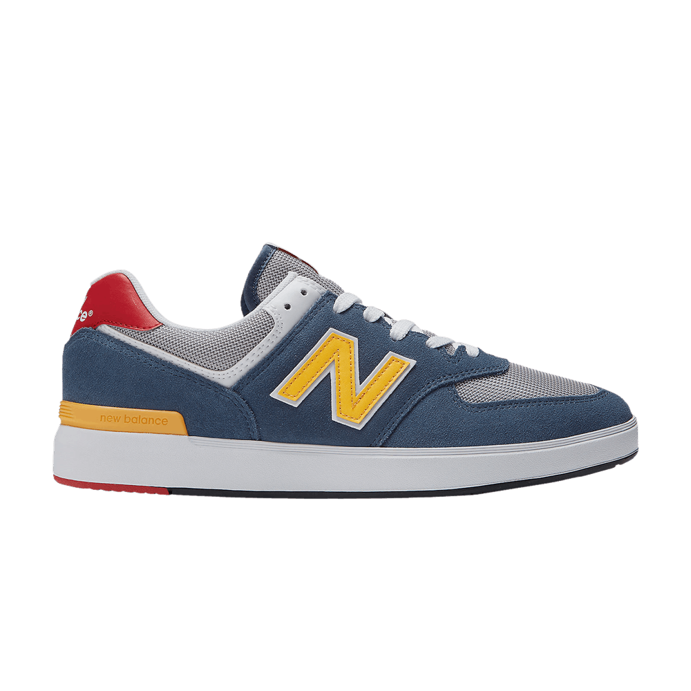 Кроссовки New Balance 574 Court 'Navy Grey Yellow'