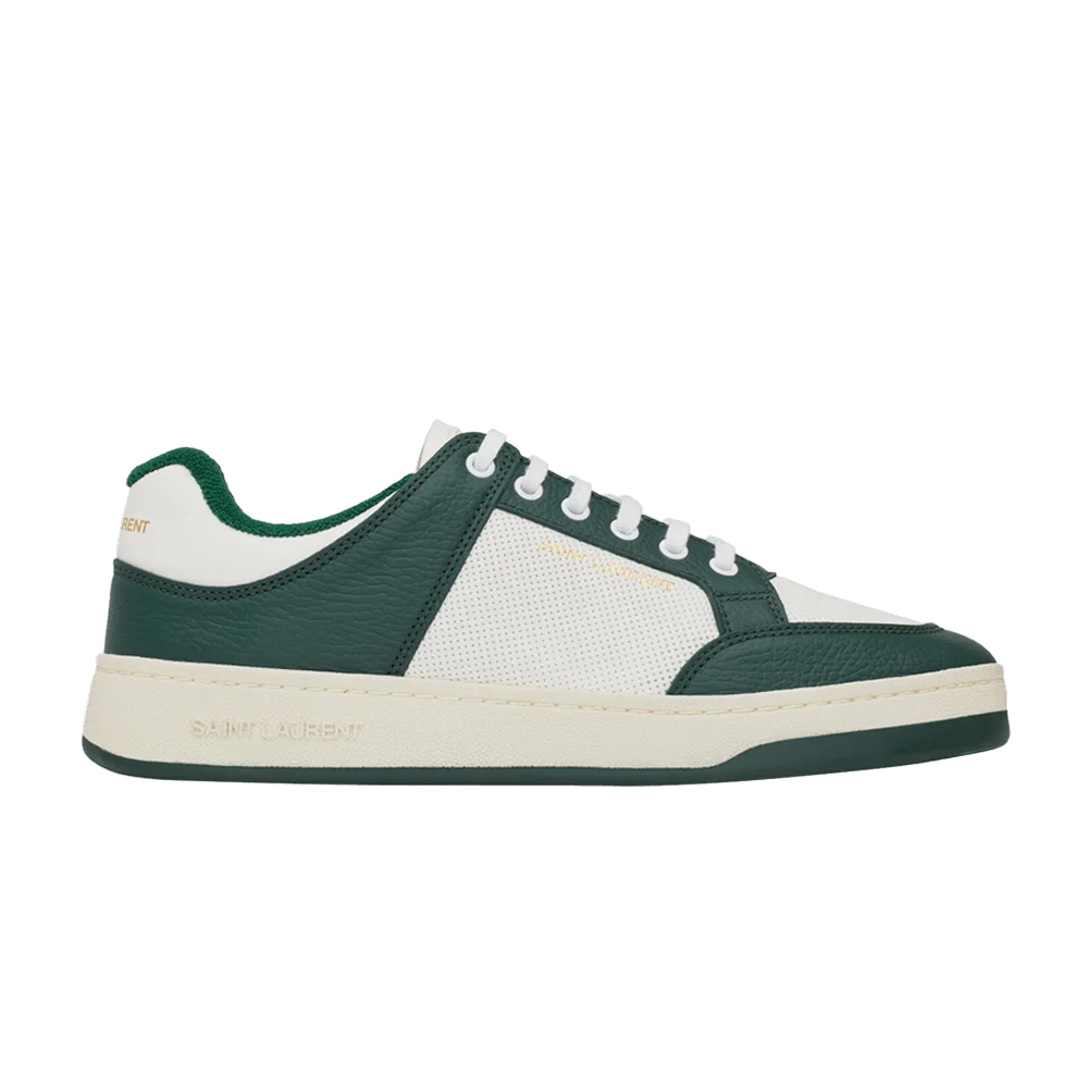 Krossovki-Saint-Laurent-SL-61-Low-White-Dark-Green