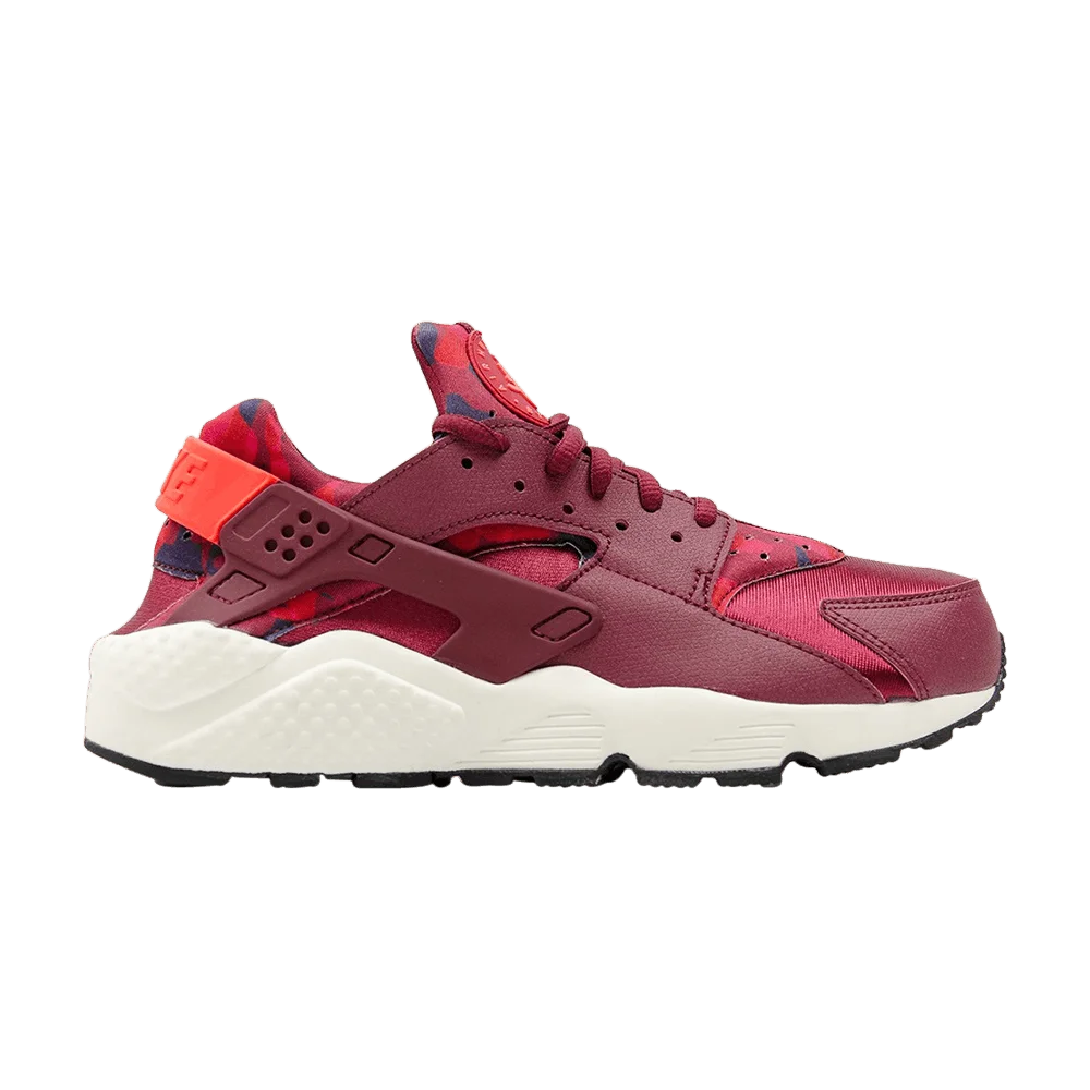 Krossovki-Nike-Wmns-Huarache-Run-Print-Deep-Garnet