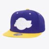 Mitchell-Ness-Purple-Gold-Los-Angeles-Lakers-Evergreen-Crispy-White-Snapback-Hat-100x100