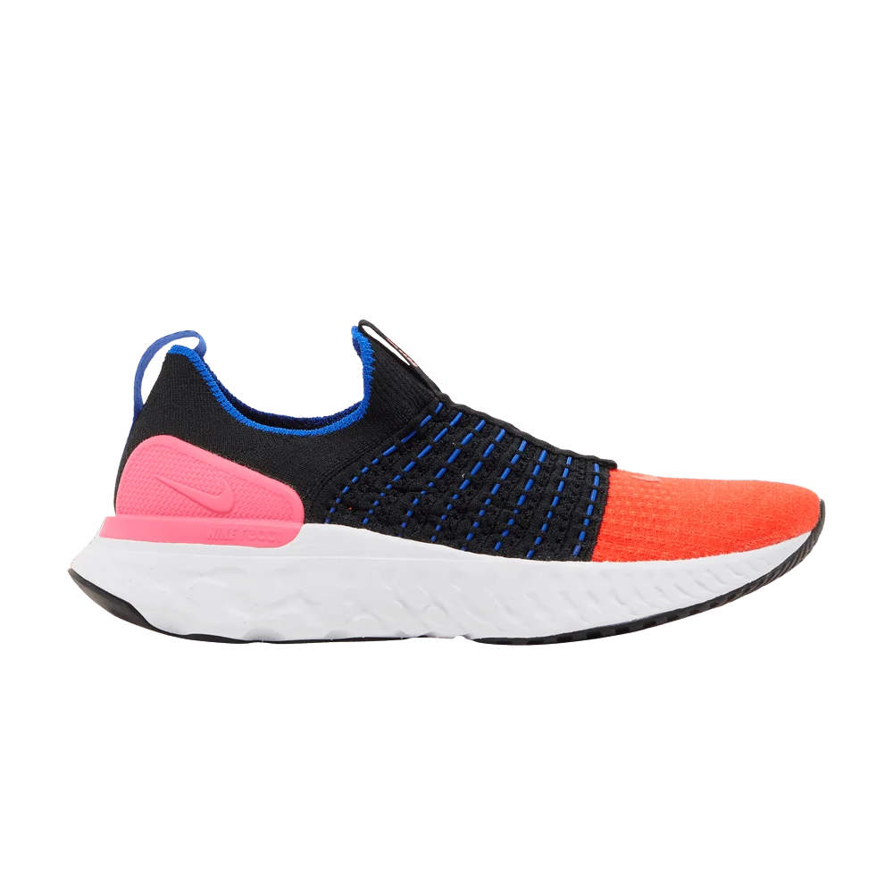 Krossovki-Nike-Wmns-React-Phantom-Run-Flyknit-2-Black-Bright-Crimson