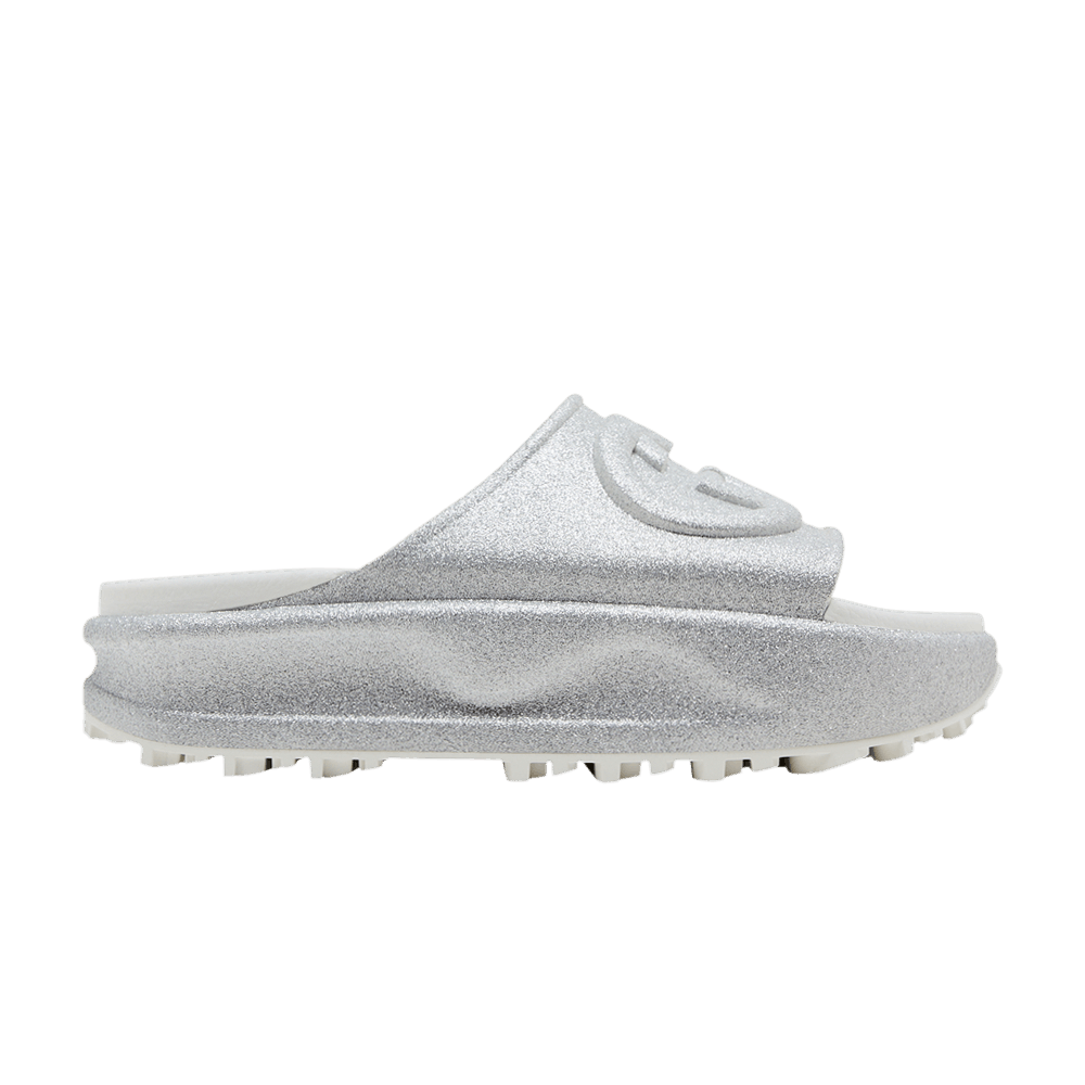 Сандалии Gucci Wmns Slide Sandal 'Interlocking G - Silver'