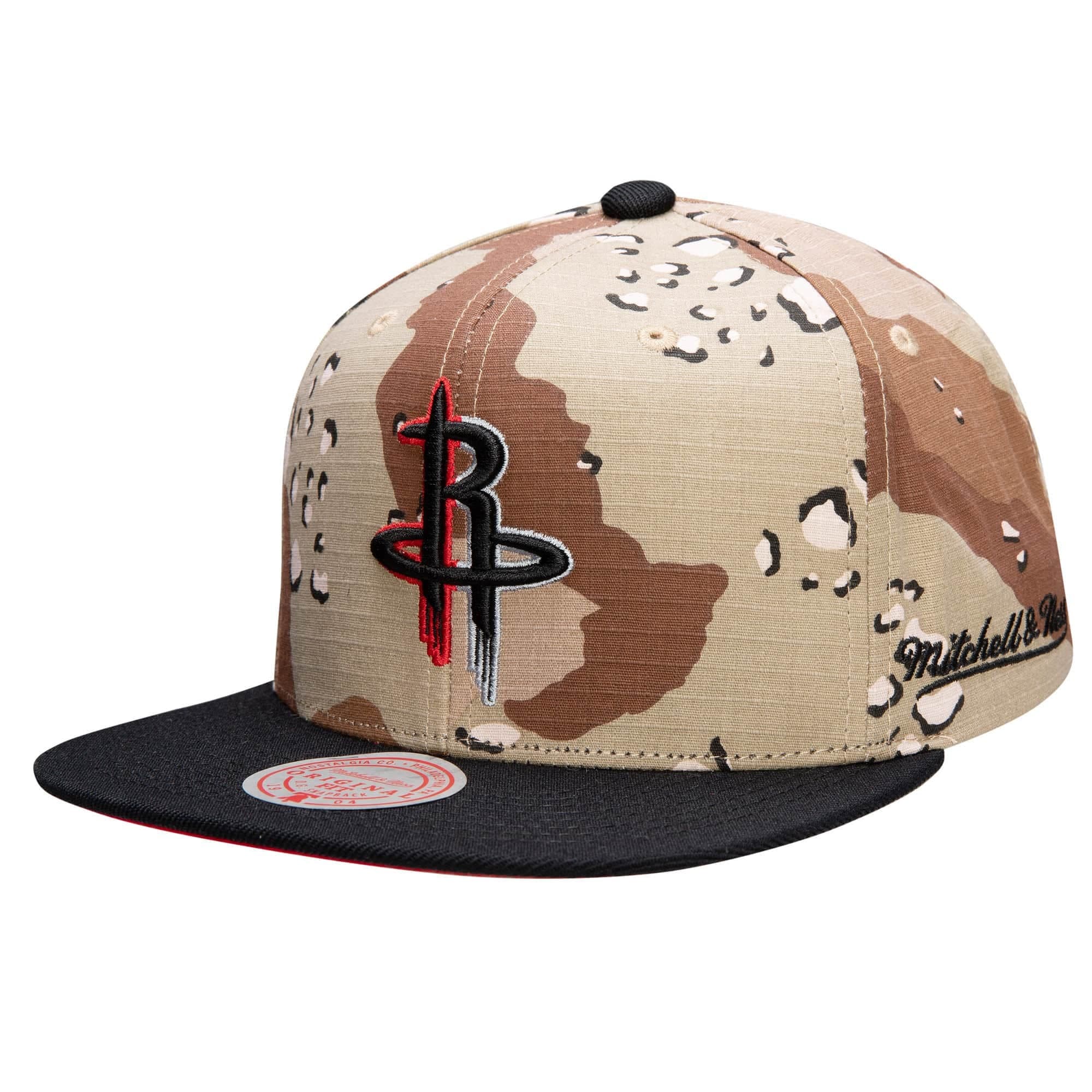 Mitchell-Ness-Choco-Camo-Snapback-Houston-Rockets-Hat