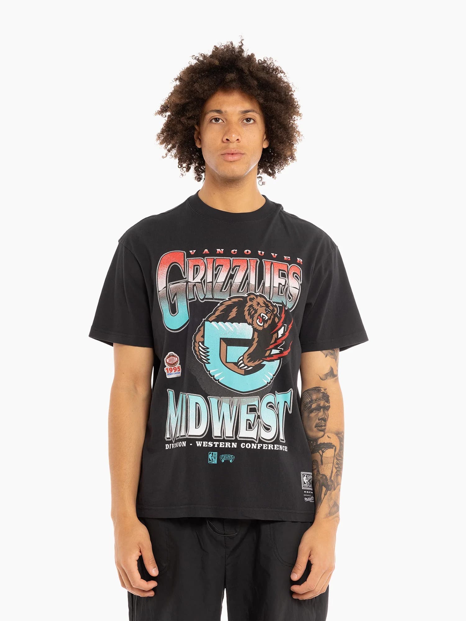 Футболка Mitchell & Ness Vancouver Grizzlies Metallic Vintage T-Shirt
