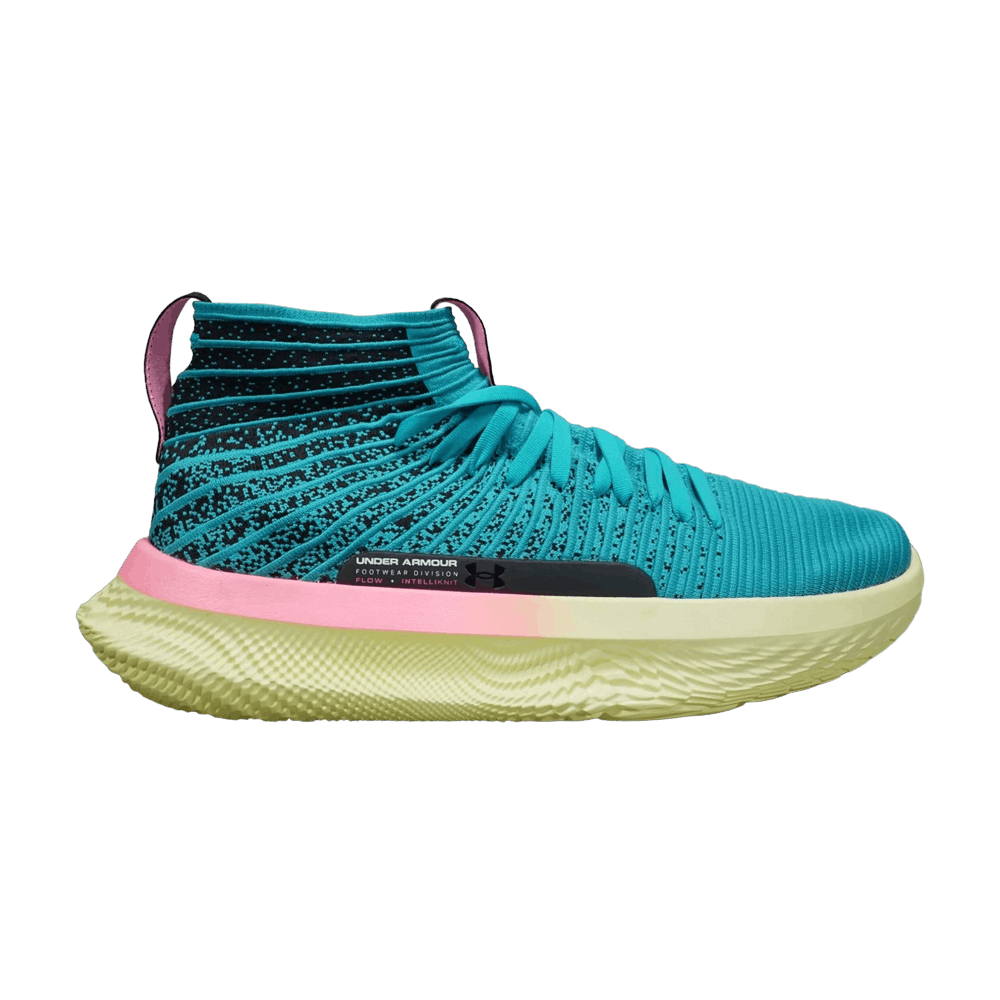 Кроссовки Under Armour Flow FUTR X Elite 'Teal Pink Yellow'