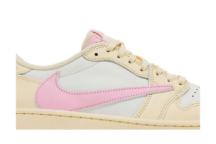 Кроссовки Travis Scott x Air Jordan 1 Retro Low OG 'Shy Pink'