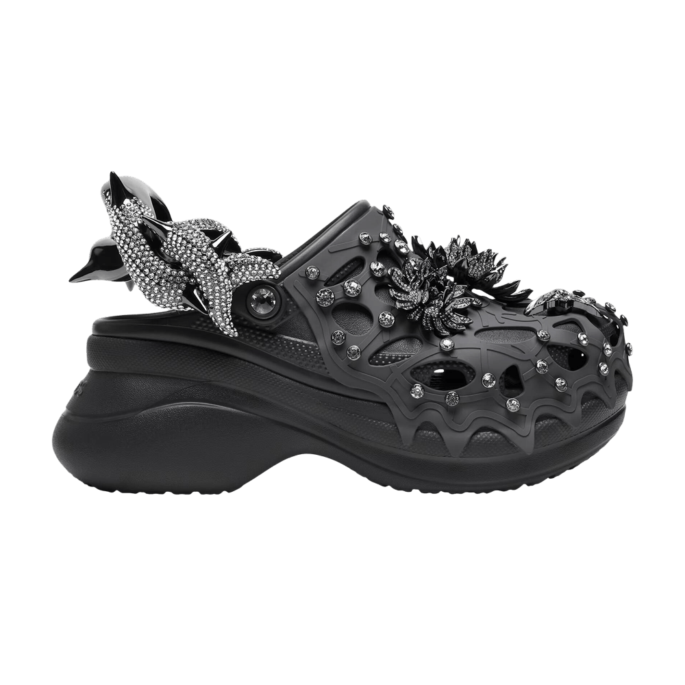 Кроссовки Swarovski x Crocs Wmns Classic Bae Clog 'Black'