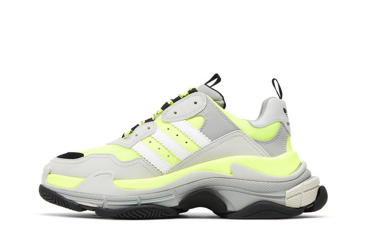 Кроссовки Adidas x Balenciaga Triple S Sneaker 'Fluo Yellow'