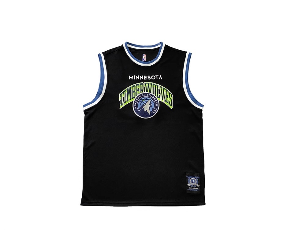 Баскетбольная джерси Buck Up Minnesota Timberwolves Black Jersey