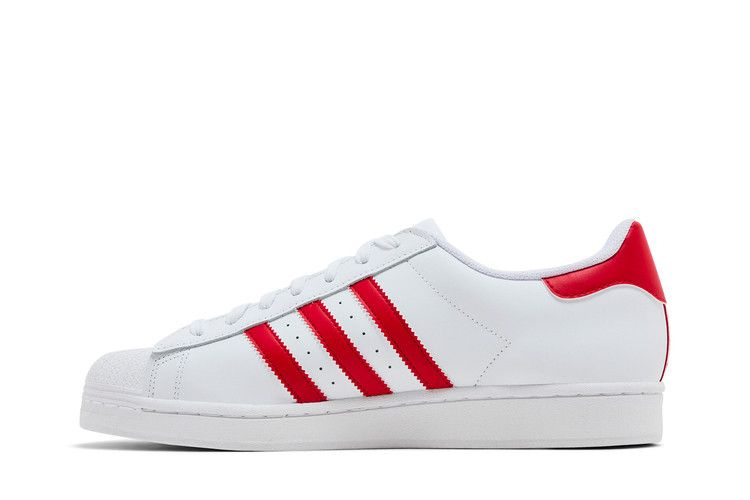 Кроссовки adidas Superstar 'Footwear White Scarlet'